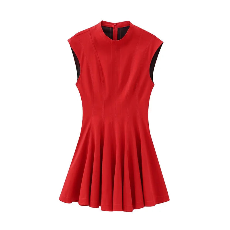 Elyn ™ vestido corto plisado